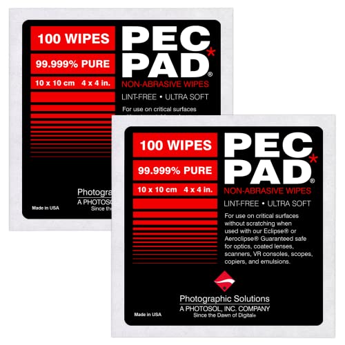 PEC-PAD Lint Free Wipes 4”x4” Non-Abrasive Ultra