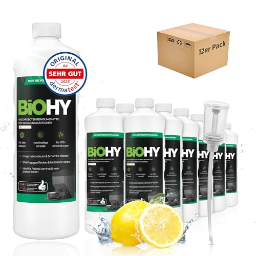 BiOHY Limpiador de robots aspiradores (12 botellas