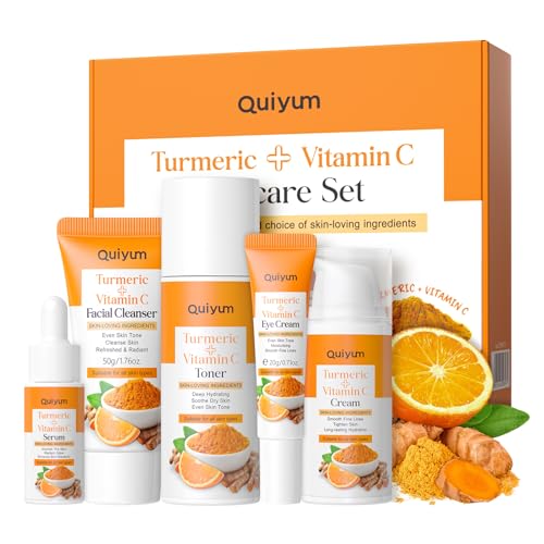 QUIYUM Set de Cuidado de la Piel con Curcuma
