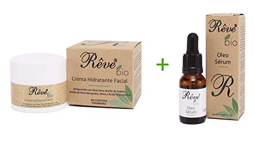 REVE pack Crema Hidratante Facial Bio + Óleo Sérum