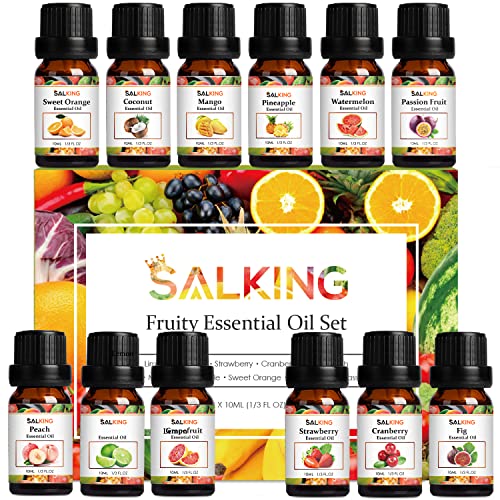 SALKING Juego de Aceites Esenciales de Frutas, 12