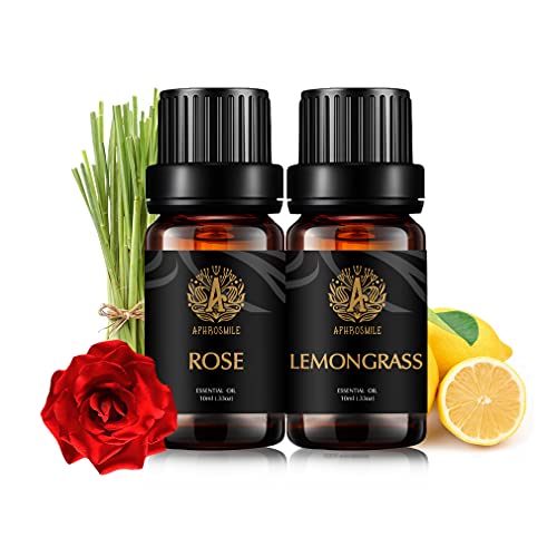 Aromaterapia Rosa Aceites Esenciales Set para la
