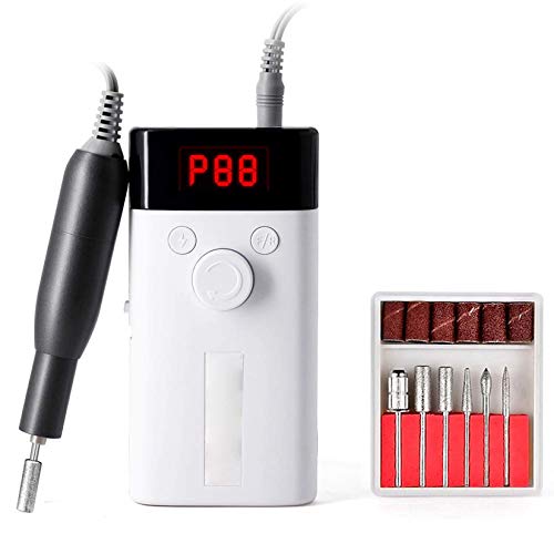HRYHWASE Taladro de uñas portátil, Kit de Taladro