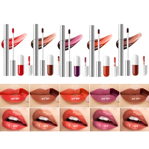 Qfdiwr Gloss de Labios Tintado | 10 Piezas de