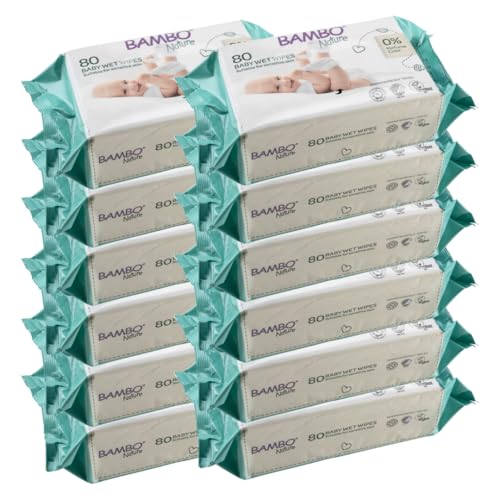 Toallitas húmedas Bambo Nature Baby (PACK 12 x