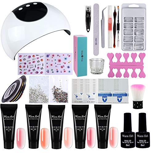Warm Girl Kit gel de Uñas 5 Colores 15ml, Gel de