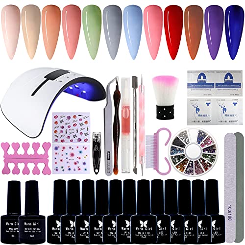 Warm Girl Lámpara UV LED para Uñas 36w, 12 Colores