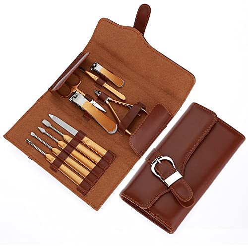 XIXIDIAN Conjunto de manicura, 10 en 1 Kit de