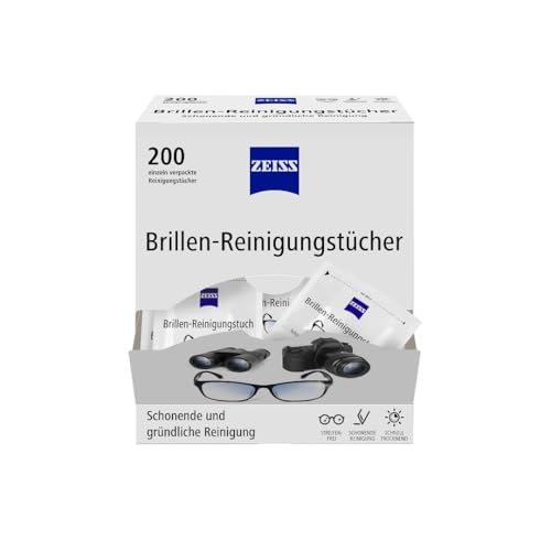 ZEISS Toallitas de limpieza de gafas con alcohol