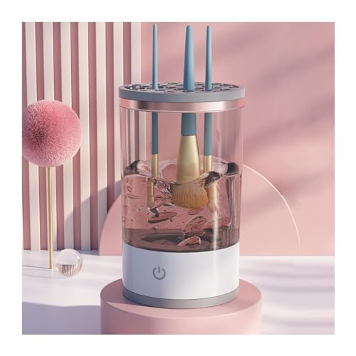 Limpiador de brochas de maquillaje eléctrico,