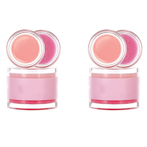 2pc Lip Sleeping Mask, Exfoliante labial y