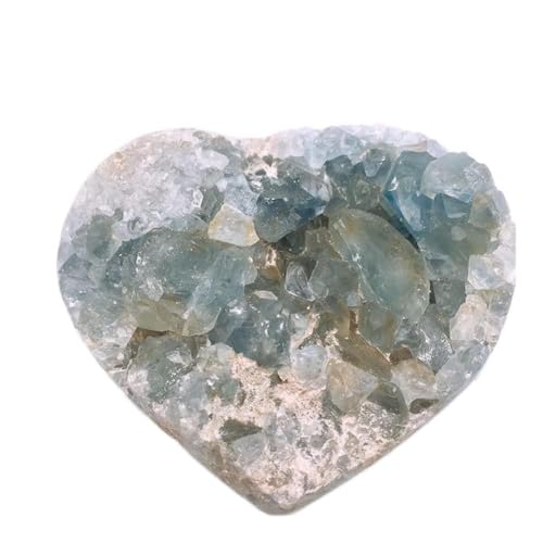 AZOOB Cristal Cristal Geoda Cuarzo Corazón Cianita