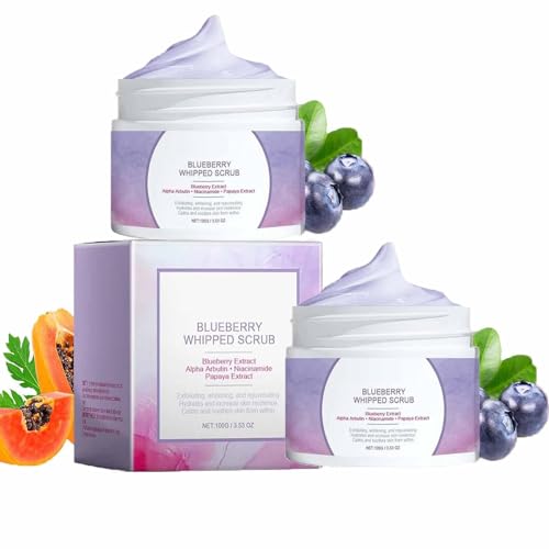Adorn Blueberry Whipped Scrub, Crema Exfoliante de