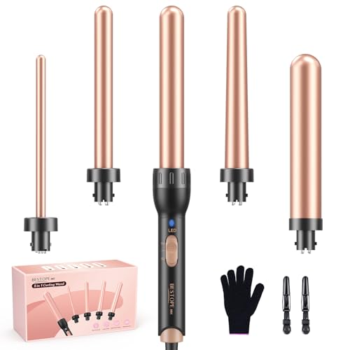 BESTOPE MIX Rizador Pelo Ondas Plancha Ondas, 5 en