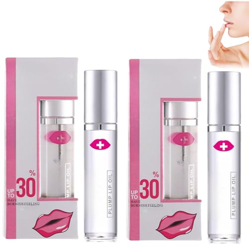 Bálsamo labial voluminizador, aceite labial con