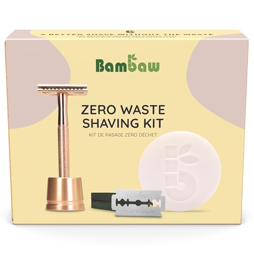 Bambaw Kit de Afeitado para Mujer – Maquinilla de