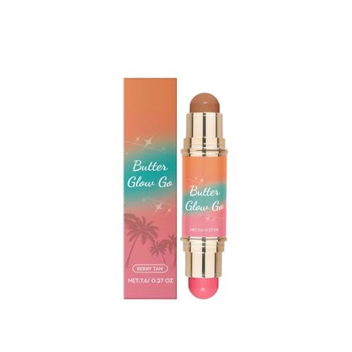 Barra de rubor y bronceador de doble punta,