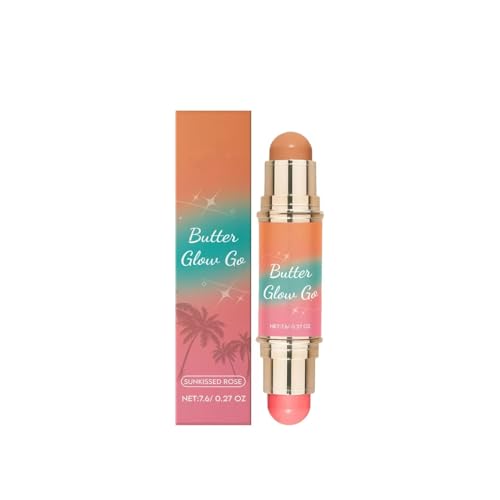 Barra de rubor y bronceador de doble punta,