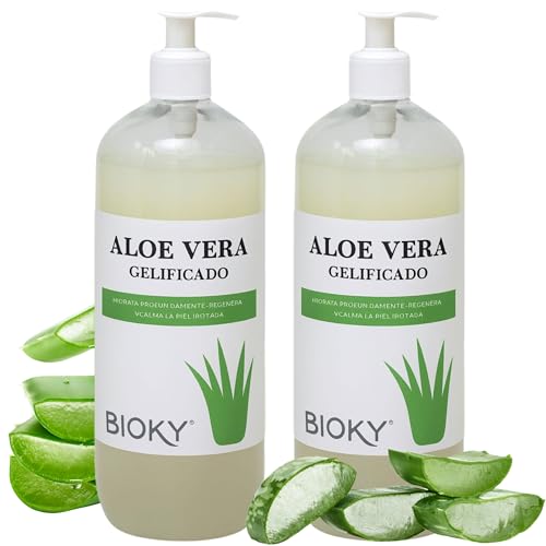 Bioky Gel Aloe Vera 100% Natural 2x1L – Puro,