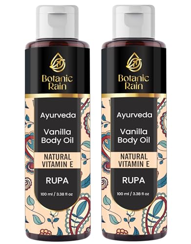Botanic Rain Aceite corporal de vainilla Ayurveda