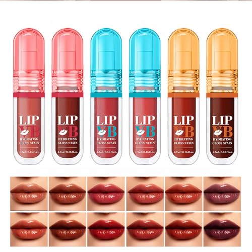 Brillo Labial Tintado,Barra De Labios Hidratante