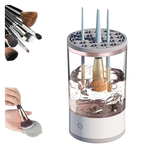 Brushly Pro Limpiador de brochas cosméticas,