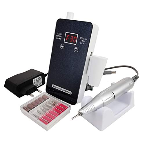 CCYENG Taladro de uñas portátil, Juego de limas de