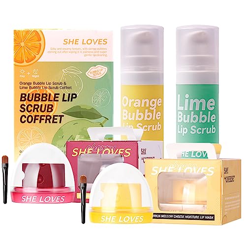 CHSEEO 4 Piezas Labio Cuidado Set de Regalo, 2
