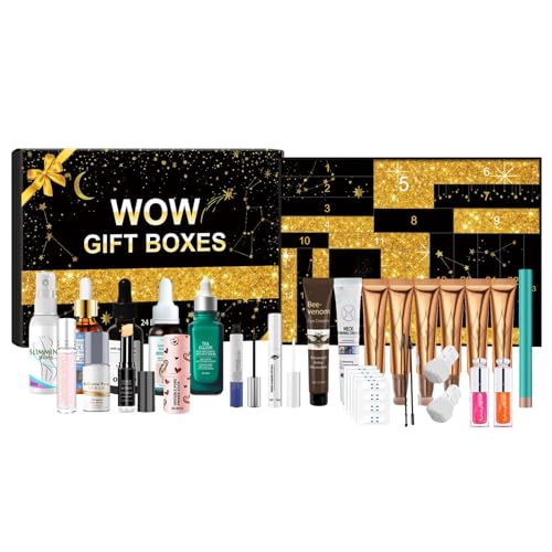 Calendario De Adviento Maquillaje,24 Piezas Kit De