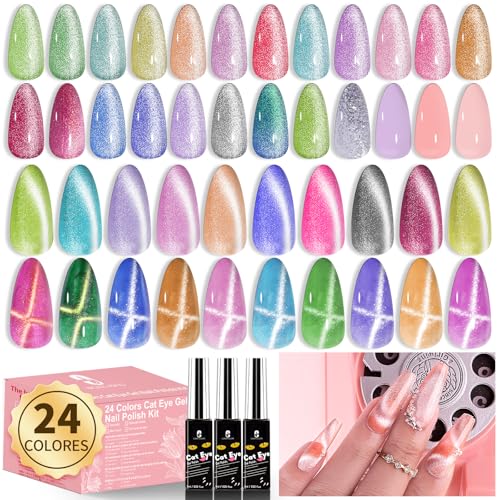 Clara Colors Juego de esmaltes de gel para ojos de