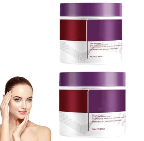 Mascarilla para cabello violeta, mascarillas para