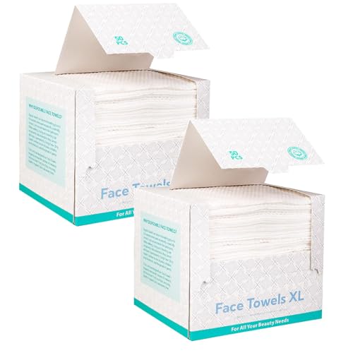 Toallitas faciales desechables XL, 100 unidades (2