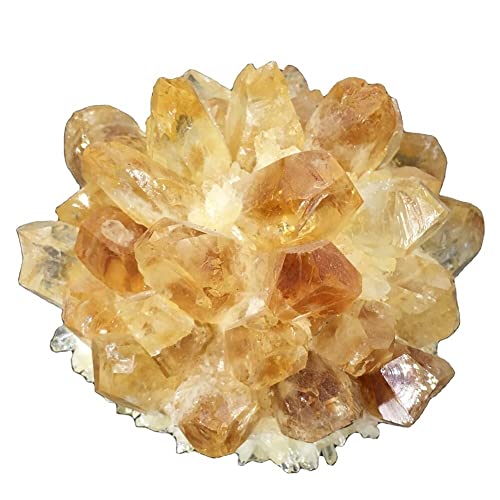 XJVPLIYCV Racimo de cristal amarillo, racimo de