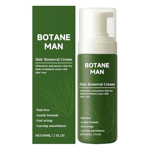 Cremas depilatorias masculinas con fórmula de aloe