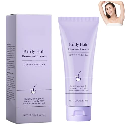 Crema depilatoria corporal con raspador. Crema