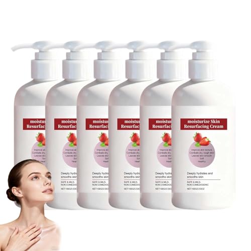Crema hidratante de fresa para renovación de la