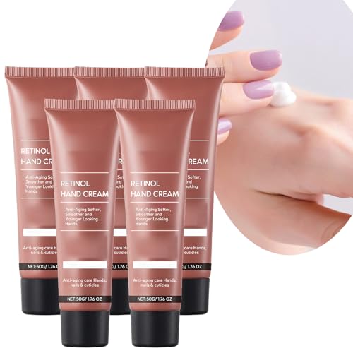 Crema de manos antienvejecimiento con retinol con