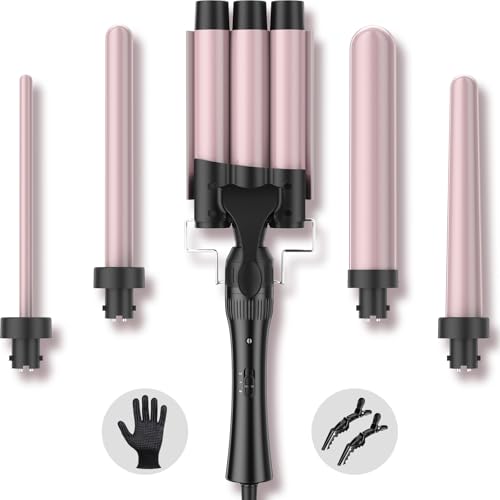 ELEHOT-Store Juego de Rizador Pelo Ondas 5 en 1,