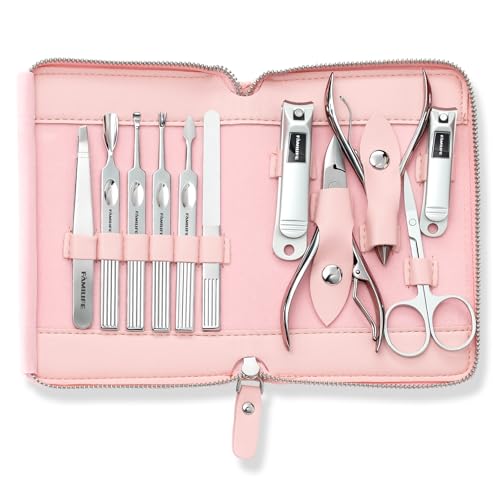 FAMILIFE Juego de manicura profesional, kit de
