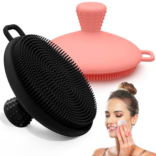 GEENOA Limpiador facial de silicona, 2 unidades,