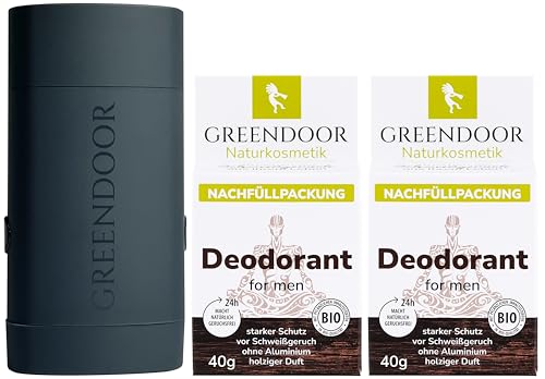 GREENDOOR Desodorante Refill System Starter Pack