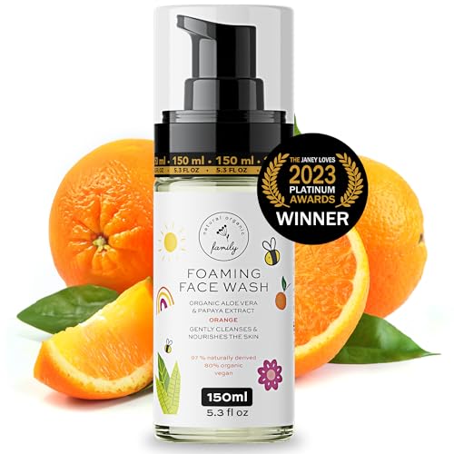 Gentle Kids Espuming Face Wash Orgánico – Natural