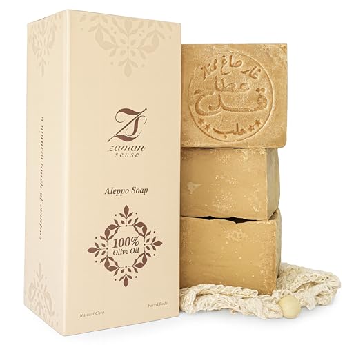 Jabón de Alepo Zaman Sense – 100% Aceite de Oliva