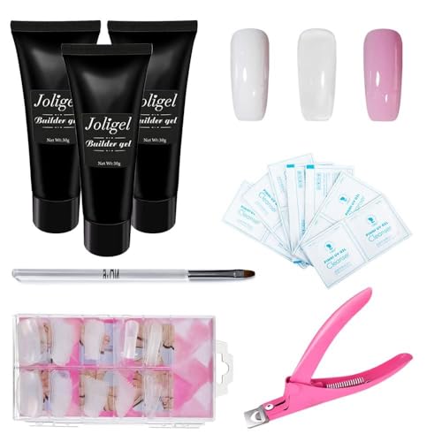 Joligel Kit Uñas de Gel para Extensión de Uñas,
