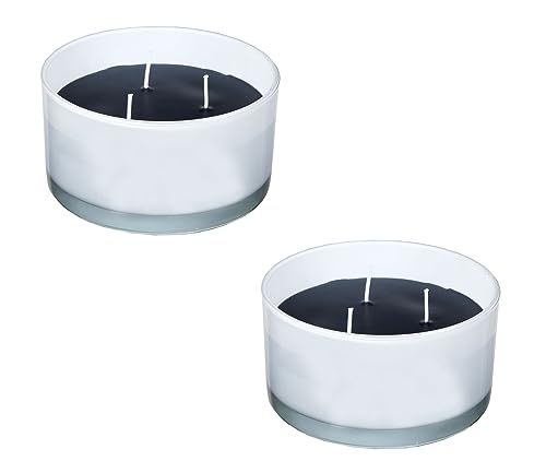 Juego de 2 velas perfumadas en cristal, aroma de