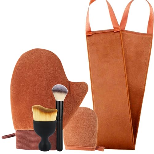 Juego de guantes autobronceadores 5 en 1, guante