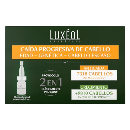 LUXÉOL - Serum Caída Progresiva De Cabello 2 en 1
