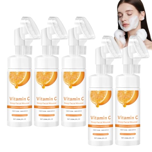 Limpiador facial espumante con vitamina C, espuma