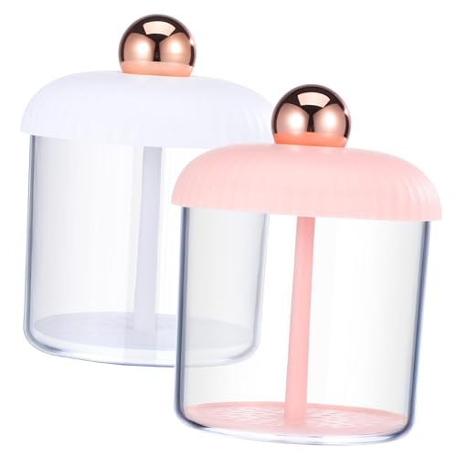 MUCKLILY 2 Piezas Espumador Facial Blanco y Rosa