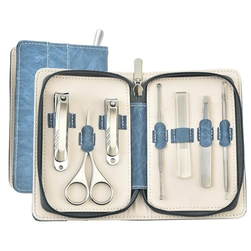OOMRNV Set De Manicura para Hombre, Kit De Cuidado
